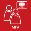 Icon MFA mit Bezeichnung